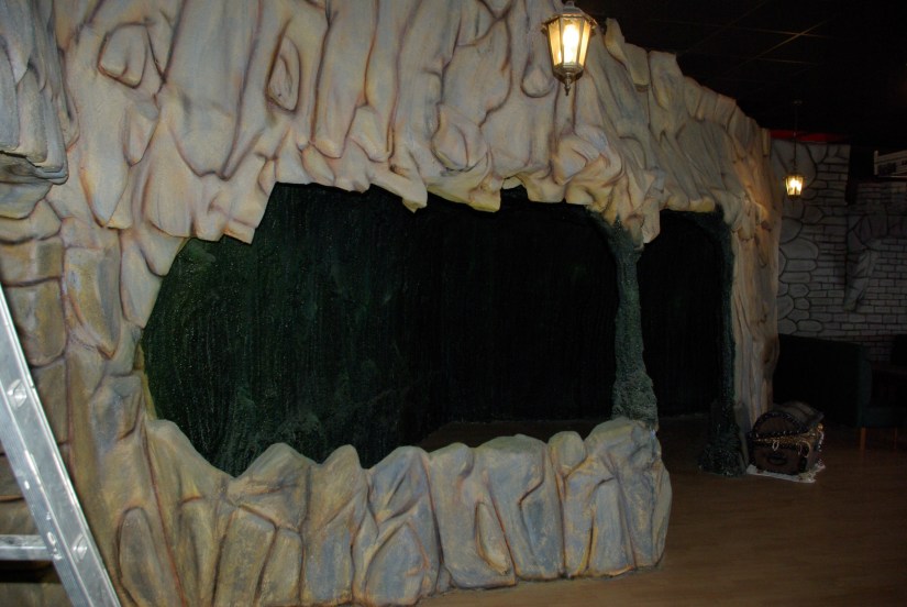 Decors pour un restaurant familial sur le thme de la piraterie, Lescar2015