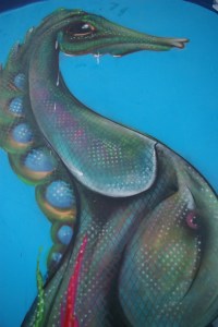 détail hippocampe,4/2m,2012, Pau