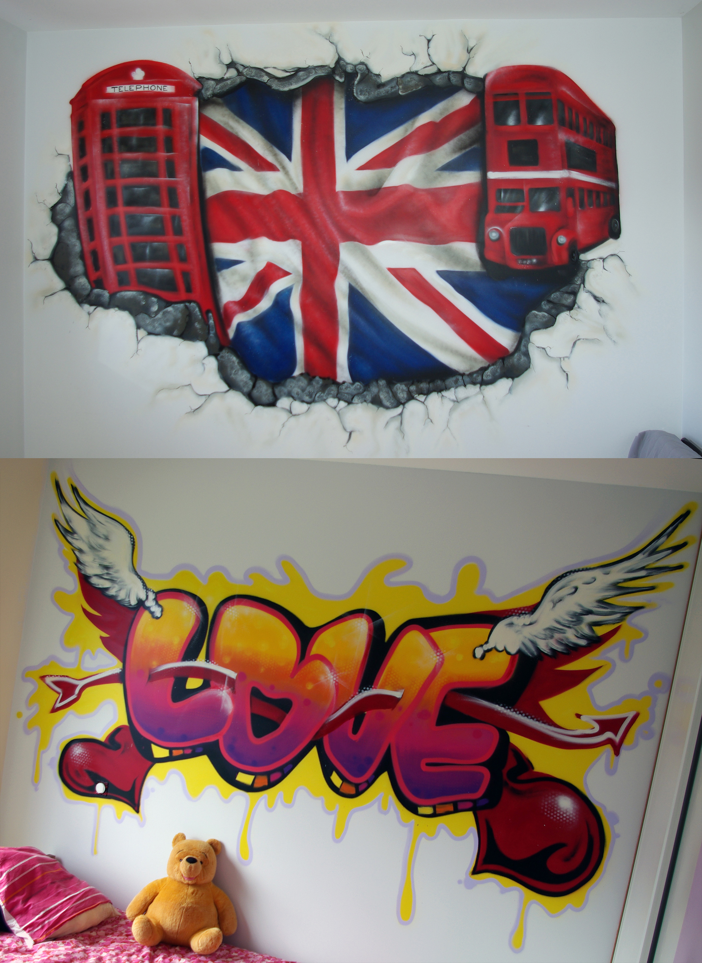 Fresque décorative pour chambres d'enfants